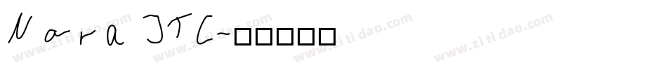 Nora ITC字体转换